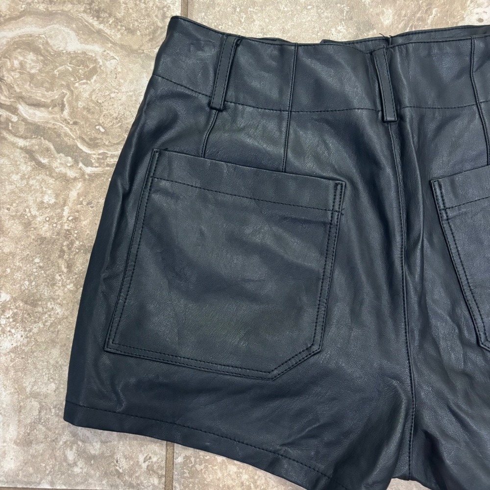 The Colette Faux Leather Shorts by Maeve Sz 27 - Picture 7 of 14